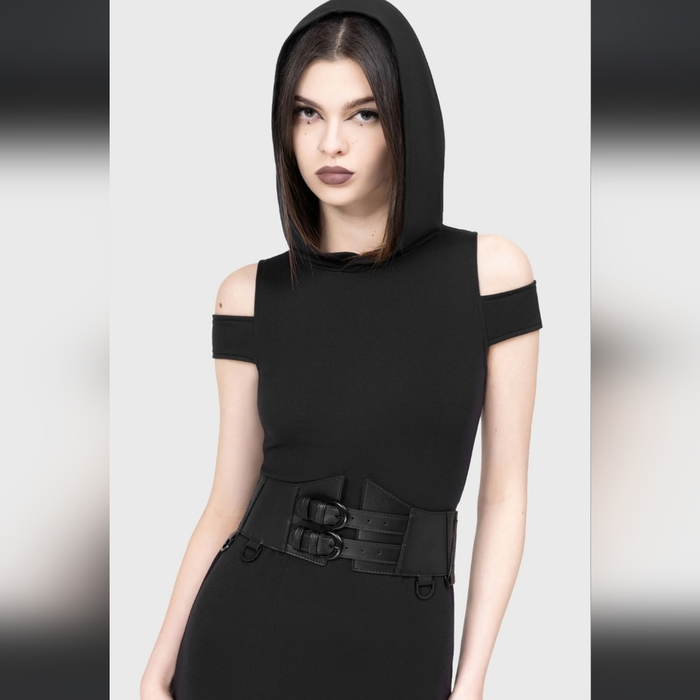 Killstar Black Gothic Belt - Picture 3 of 5